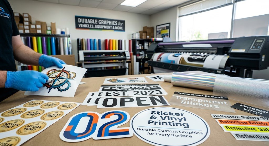 Sticker and Vinyl Printing
