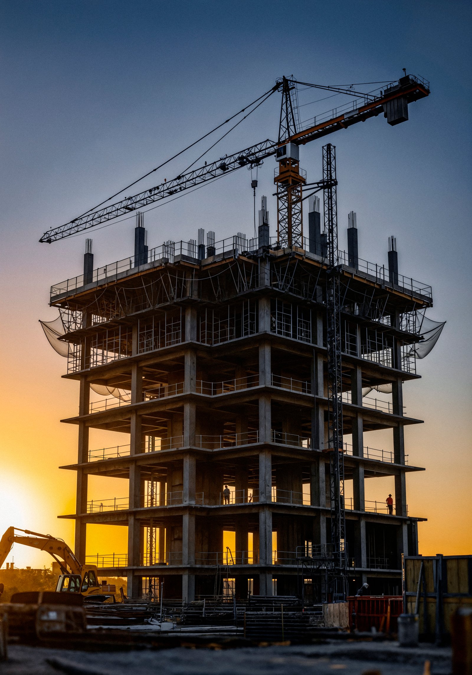 Civil Construction and MEP Engineering Site