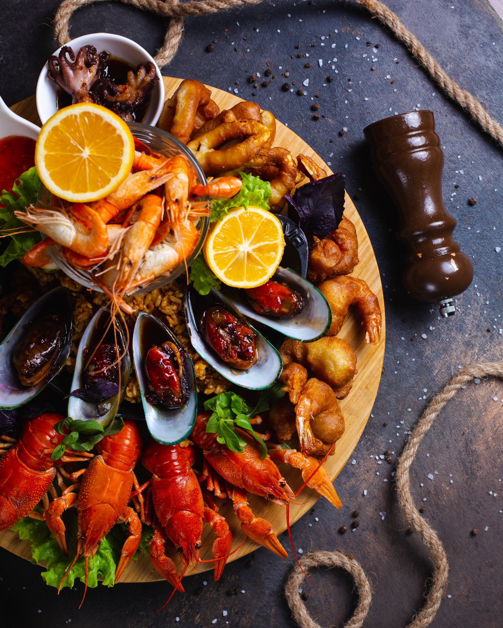 Fresh and Frozen Seafood Selection
